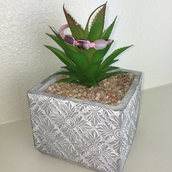 Handmade Chinese Knotting Bracelet W/ Glass Beads - Picture 2 of 8